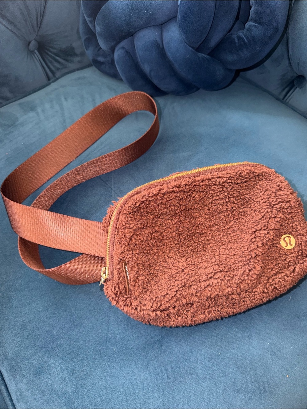 lululemon athletica Cozy Sherpa Belt Bag in Brown